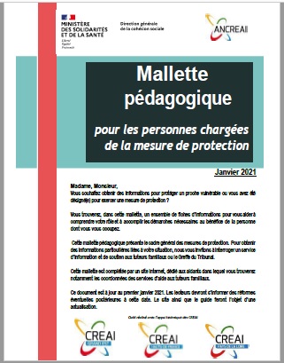 Imae de présentation du document Mallette pédagogique pour les personnes chargées de la mesure de protection
